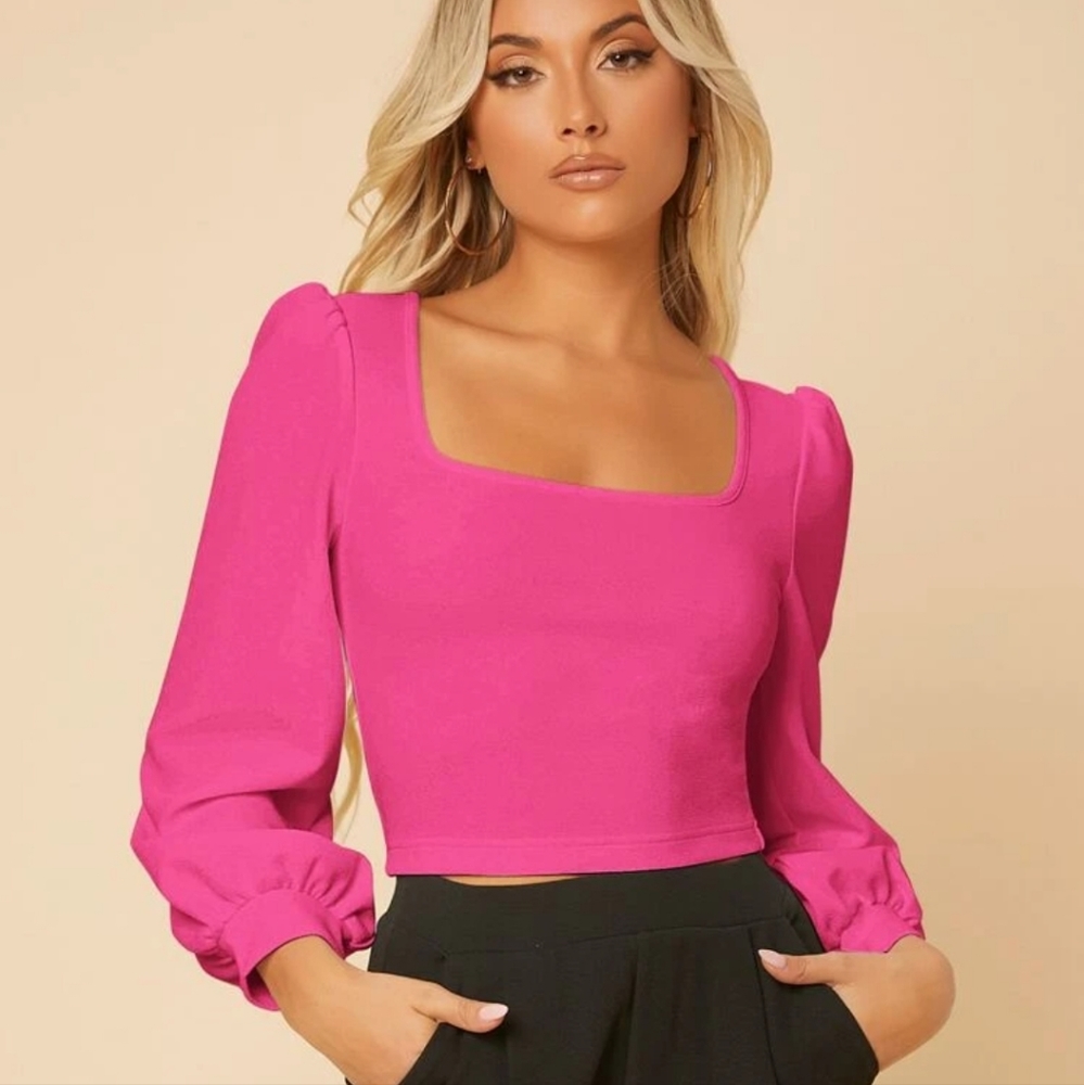 Hot pink blouse new!